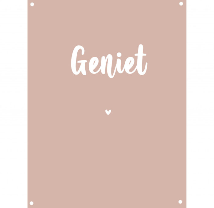 Tuinposter Geniet